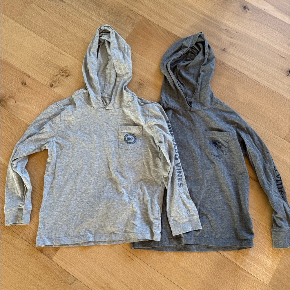 Set of 2 Vineyard Vines Hooded Long-sleeve T’s - Sz 6